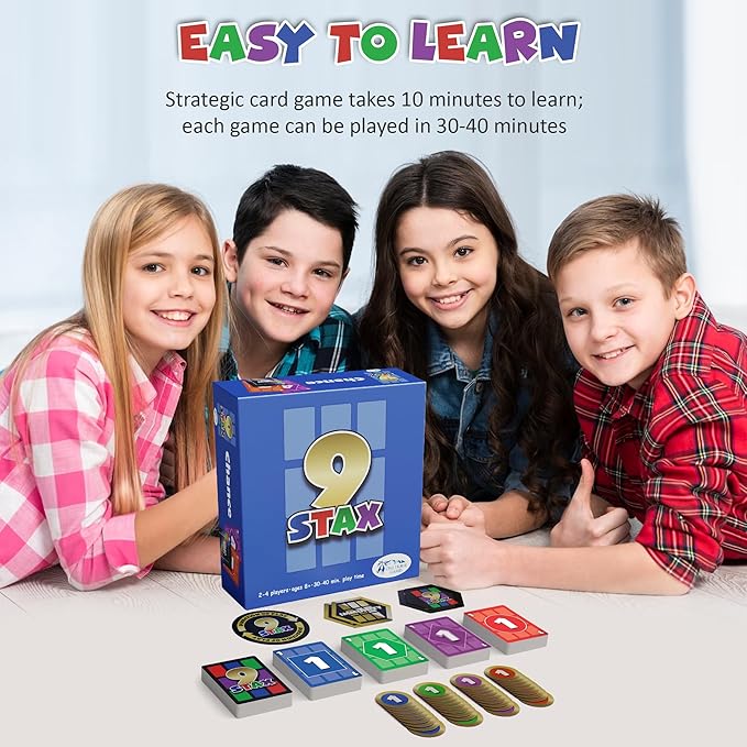 Card Game – Family-Friendly Card Game – Fun for Kids, Teens & Adults – Ideal for 2-4 Players – for Game Night, Family Night, Parties! (Base Game)……