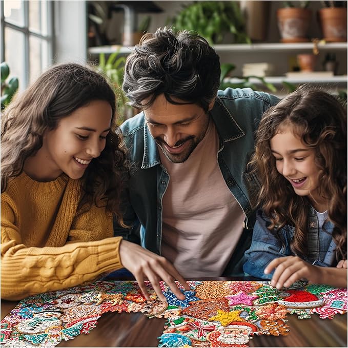 WHITE MOUNTAIN PUZZLES Christmas Cookies Puzzle, 1 EA