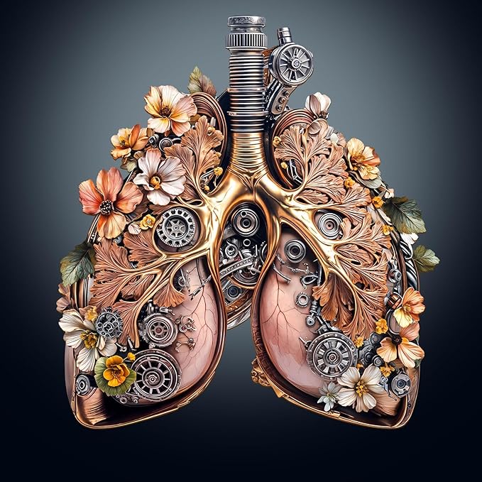 Wooden Puzzles for Adults - Mechanical Lung Puzzle, Unique Shape Wooden Jigsaw Puzzle for Adults, Gifts for Friends and Family, Wood Puzzles Adult, Home Decor (M -11.4 * 10.6in -175 Pieces)