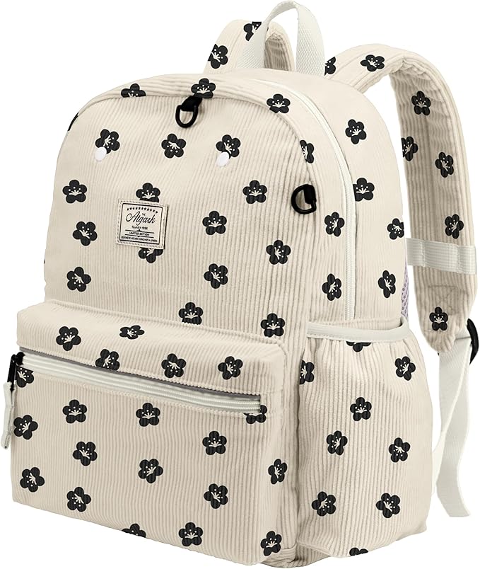 Corduroy Kids Backpack for Boys 6-10: Boys Girls Backpacks for Elementary Kindergarten 15” H Fit Folder