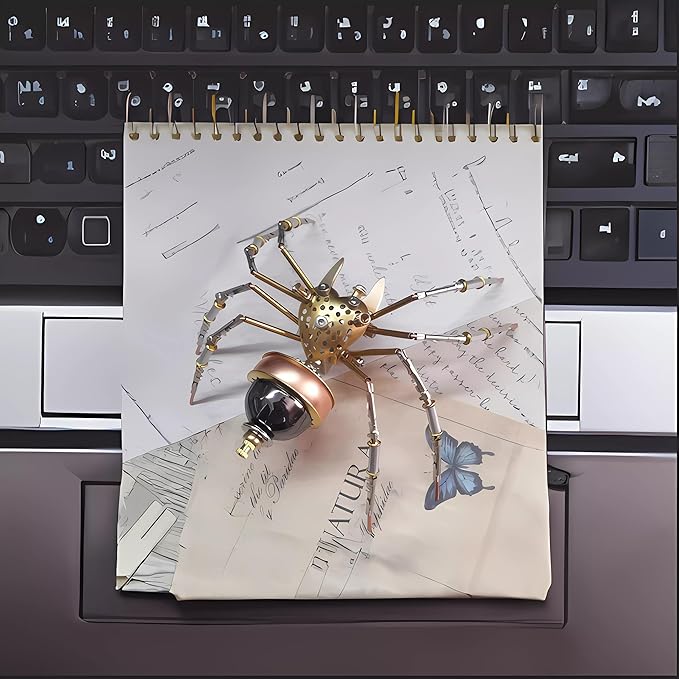 Mechanical Metal DIY 3D Insect Brass Puzzle (Jumping Spider)