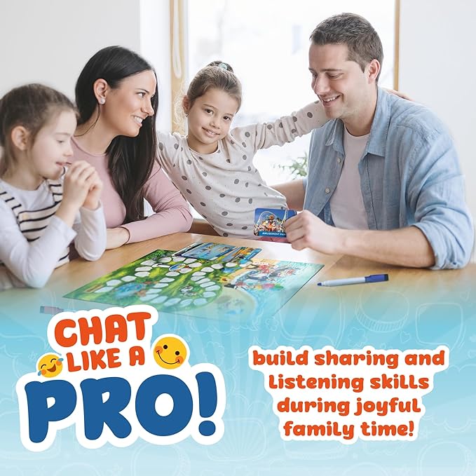 Chatter Pop Social Skills Game to Think About Others, Speech Therapy Materials, Therapy Games, Educational, Social Emotional Learning Activities, Conversation Starter Cards