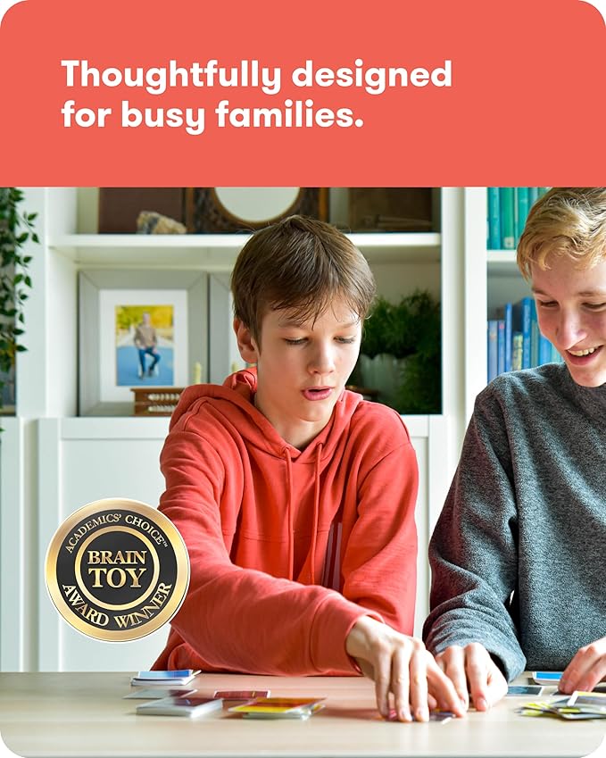 SimplyFun Shape Whiz - A Fun and Educational Math Game Using Geometry and Our Powers of Approximation - for 2 to 4 Players - Ages 10 & Up