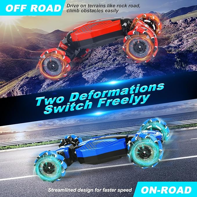 RC Car,RC Stunt Car, 2.4 GHz Remote Control Gesture Sensing Toy Car Hand Control Stunt RC car Toys for Children Aged 3-12 Years, Birthday Presents