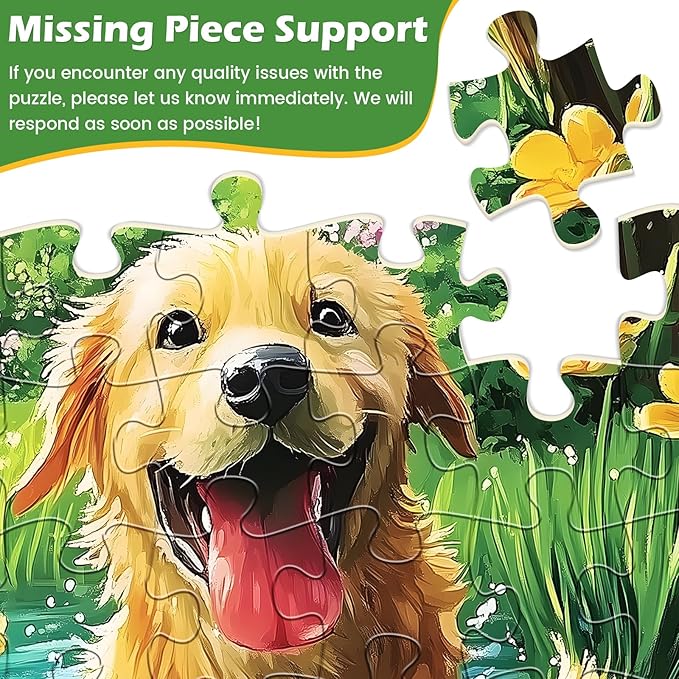 2 Pack 300 Pieces Puzzle for Adults,Bird Jigsaw Puzzles 300 Pieces Dog Puzzle Hummingbird Puzzles 300 Piece for Adults Kids Seniors Premium Cardboard Bird Lover Puzzles