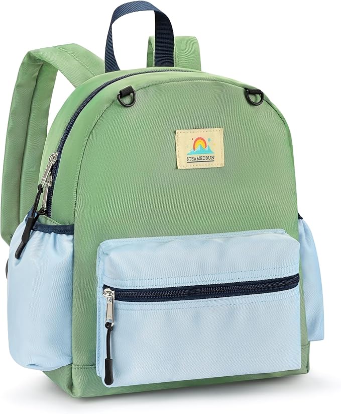 STEAMEDBUN Toddler Backpack for Boys 2-4: Kids Backpack Boys Girls - Preschool Kindergarten Daycare Backpacks - 12 inch