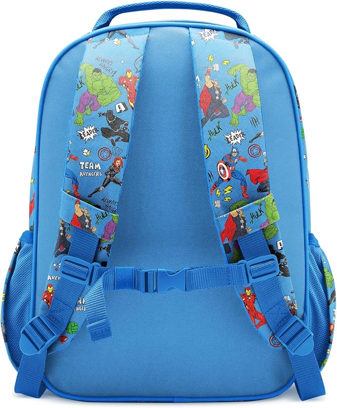 Simple Modern Medium Marvel Avengers Toddler Backpack for School Girls and Boys | Kindergarten Elementary Kids Backpack | Fletcher Collection | Kids - 15" tall | Avengers Heroes