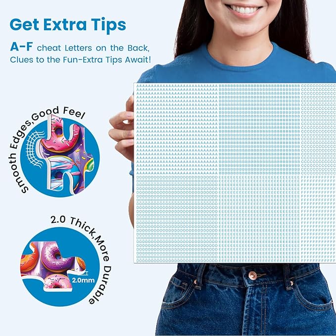 500 Pieces Puzzles for Adults–Colorful Donuts Puzzle for Adults Children Elderly–Recycled Paper Jigsaw Puzzle 500 Pieces–Glossy, Sturdy Pieces Challenging Family Game Great Gift Idea (20.5x15in)