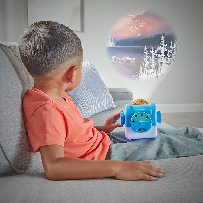 hand2mind Calming Moments Projector, Toddler Night Light, Projector for Kids Room, Kids Yoga Supplies, Social Emotional Learning Activities, Mindfulness Tools, Calming Toys, Play Therapy Toys