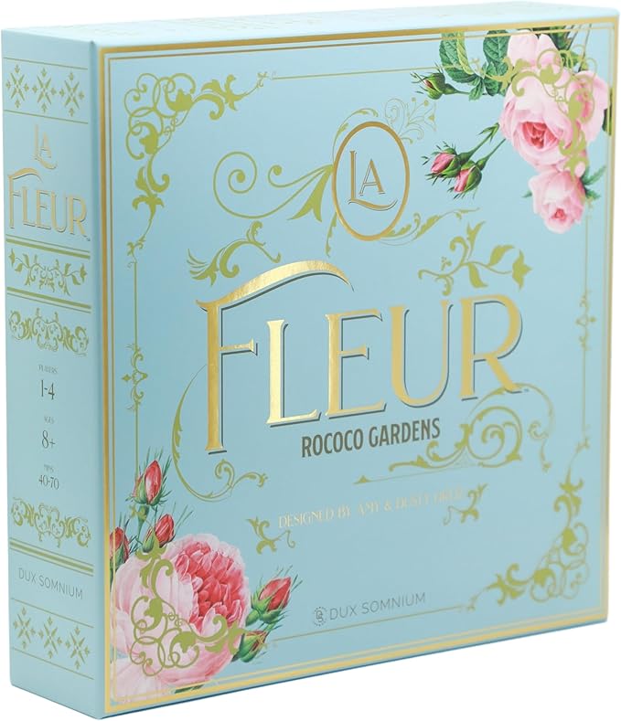 La Fleur Board Game | Family Board Game | Rococo Garden Building for Plant Lovers | Beautiful Historic Artwork | Ages 8+ | for 1-4 Players | Easy to Learn