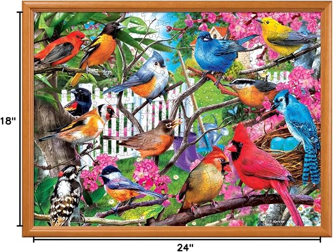MasterPieces 300 Piece EZ Grip Jigsaw Puzzle - Hidden in The Branches - 18"x24"