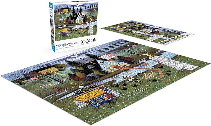 Buffalo Games - Charles Wysocki - Know it All - 1000 Piece Jigsaw Puzzle for Adults -Challenging Puzzle Perfect for Game Nights - Finished Size is 26.75 x 19.75