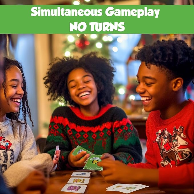 Speedy Monsters - Kids Card Games Ages 4-8, 8-12, Fun, Matching Card Games for Kids 8-12. Speed Color Monster Game, Reflex & Strategy Game for Travel& Game Night with Cute Monster Cards, 2-6 Players