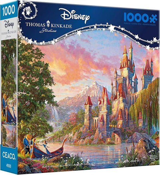 Ceaco - Thomas Kinkade - Disney - Beauty & The Beast II - 1000 Piece Jigsaw Puzzle