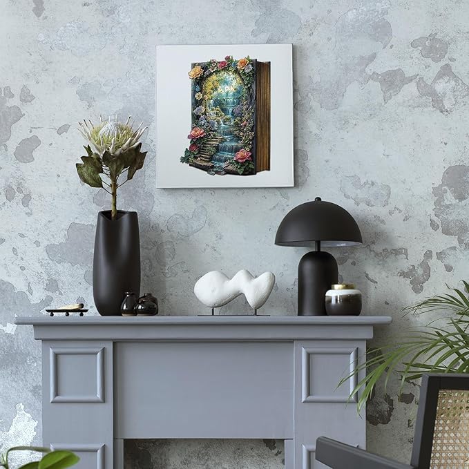 Jigfoxy Wooden Puzzles for Adults, Beautiful Scenes From a Book Wood Puzzles Adult, Unique Animal Shape Wooden Jigsaw Puzzles for Adults, Birthday Gifts for Puzzle Lovers, Family (M-8.7*11.5in-165pcs)