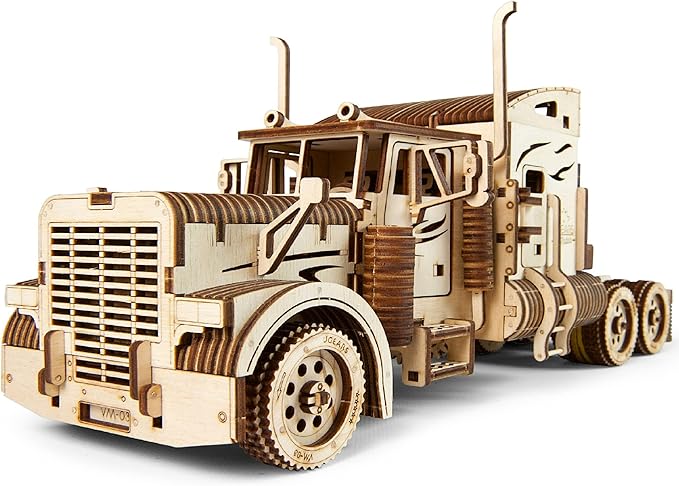 Ugears 70056 Heavy Boy Truck VM-03 Model Plywood DIY Model – Ecological Wooden Model
