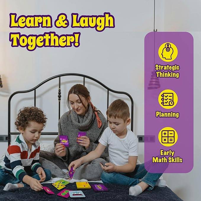 Card Game - Sleeping Monsters, Sneakiest Strategy & Suspense Game for Kids, Teens & Adults, Fun for Family Game Night, Educational & Travel Gifts for Ages 5 & Up, 2-5 Players