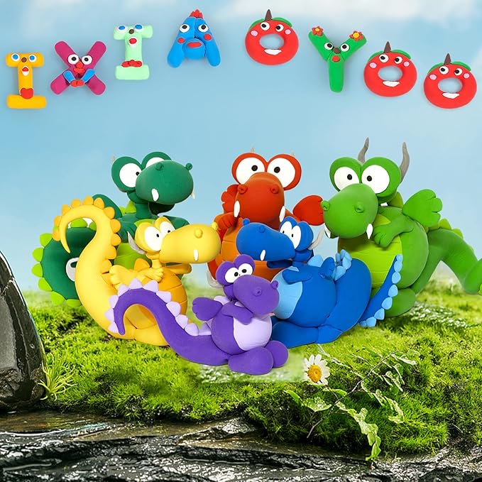 Air Dry Clay for Kids, 78 Colors Modeling Magic Clay, Safe & Non-Toxic, DIY Model School Arts & Crafts Kit with Tools, Home Party Favors, Birthday & Christmas Toys Gift for Boys & Girls