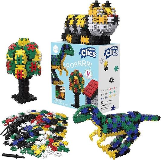 Nano Clics Creative Builders 500, Construction Toys for Children Ages 8 and up, Creative Educational Toys in a 500 Piece Set, Building Blocks for Girls and Boys, Durable Toys