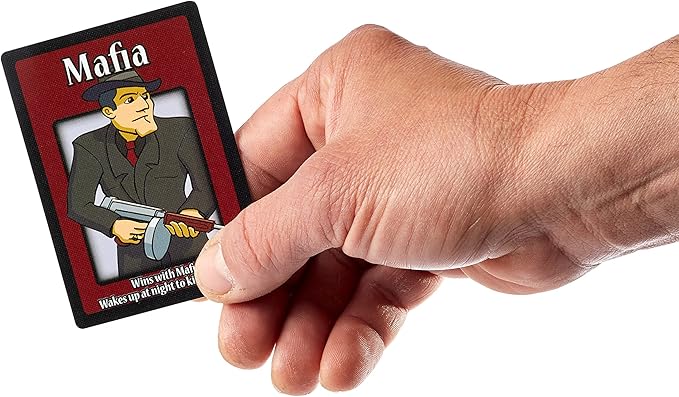 Apostrophe Games Mafia The Party Game – Game of Lying, Bluffing, Deceit –38 Role Cards, Card Game for Adults and Teens – Interactive Board Game for Friends, Family