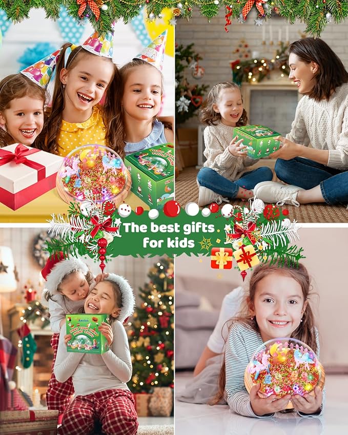 Laclun Unicorns Gifts for Girls,Make Your Own Night Light, Arts and Crafts Kit for Kids,Birthday Gift for Ages 4 5 6 7 8 9 10 Year Old DIY Unicorns Toys for Girls Best Christmas Presents