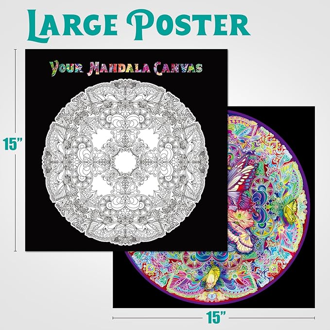 Antelope 2 in 1 1000 Piece Puzzle Bundle - Hue Wormhole & Mandala Morphe Jigsaw Puzzles