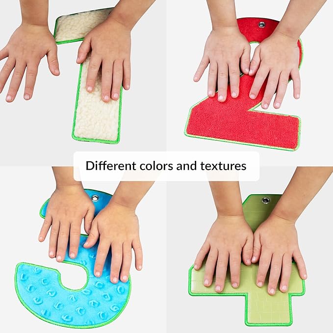 ODOXIA Sensory Mats for Autistic Children | Wall Tiles With Different Textures & Colors | Sensory Rug | Panel for Kids