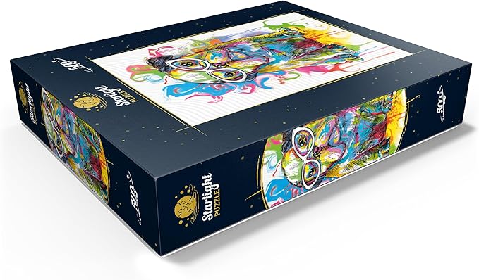 MyPuzzle Bulldog Fun - Premium 500 Piece Jigsaw Puzzle for Adults