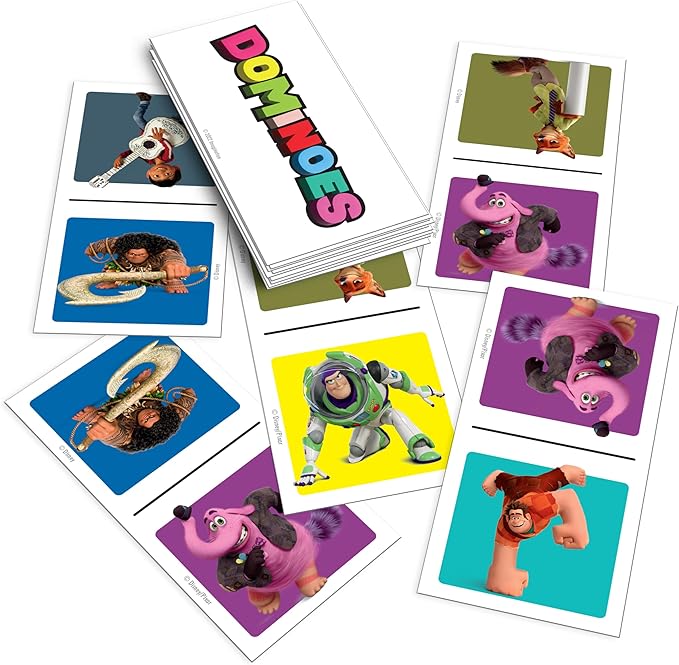 Disney Family Game Night, 10 in 1 Board Game Collection for Kids & Adults, Featuring Mickey, Minnie, Princesses, Toy Story & More. 5 Physical and 5 Digital Games for Ages 6 and up