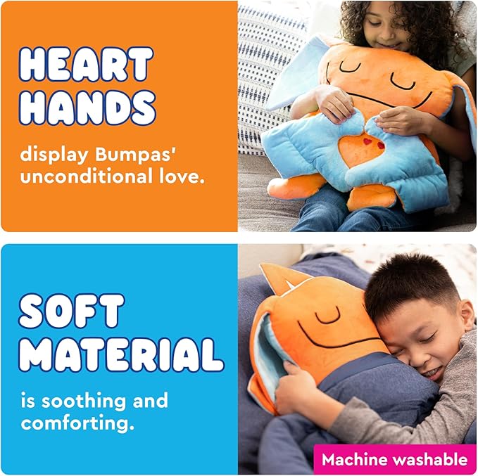 Weighted Plush Toy – Machine Washable Calming Stuffed Animal for Kids – Arms and Body are Weighted to Give a Realistic Hug – Soft Companion for Playtime, Naptime & Travel (Zeek)