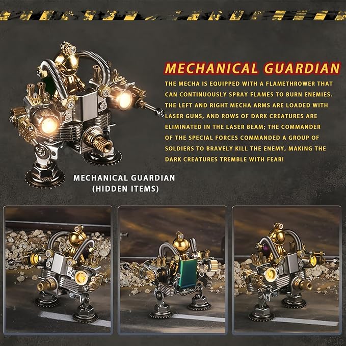 3D Metal Puzzles for Adults，3D Puzzle Metal Model Kit，3D Mechanical Model，Brain Teaser Puzzles DIY Assembling for Stress Relief for Teenagers and Adults