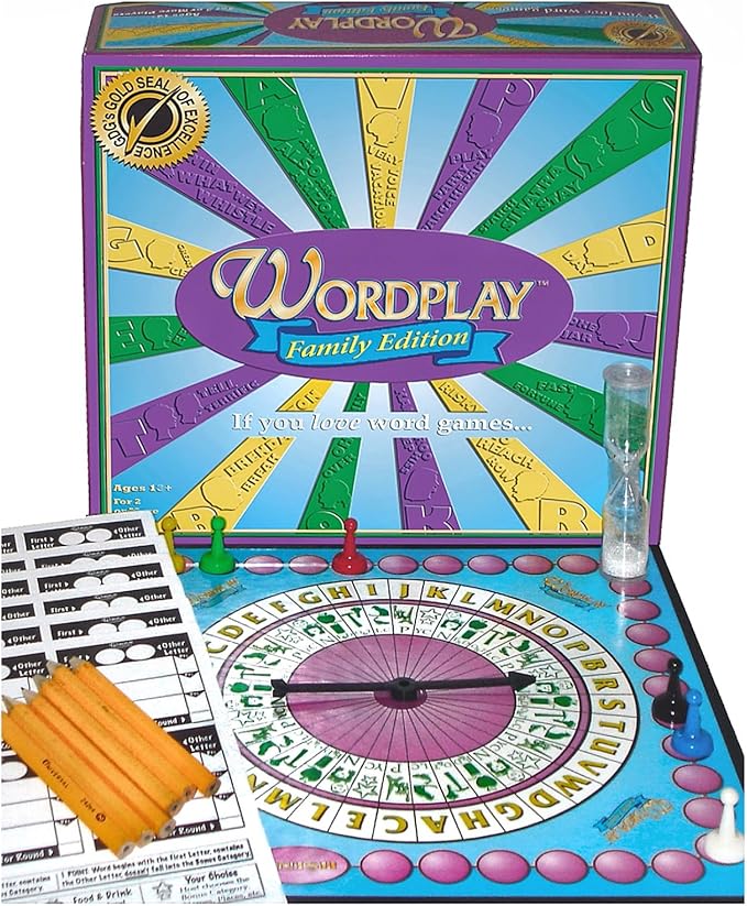 Wordplay – The Ultimate Fast-Paced Word Challenge Board Game for Family & Friends – Adult & Family Game Night Fun