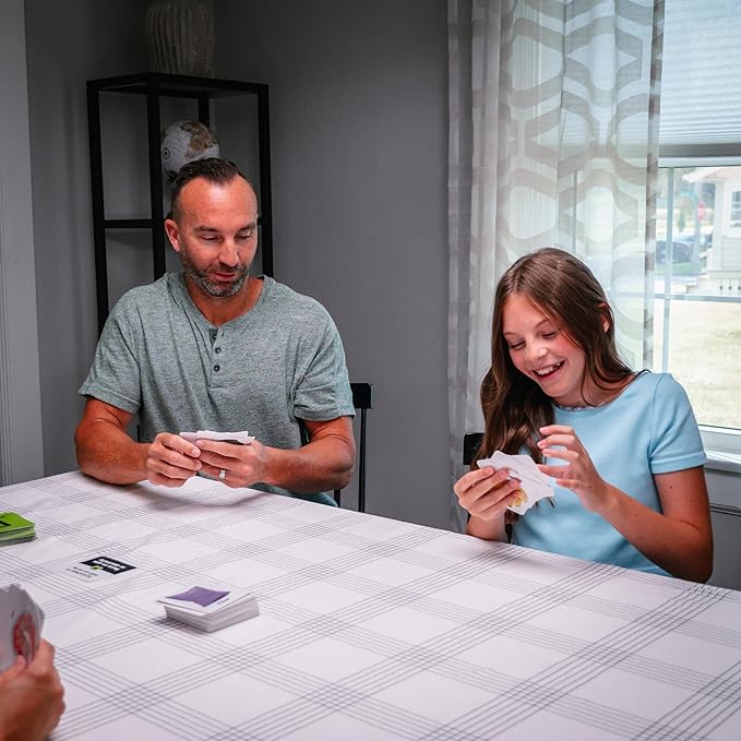 SLAPZI - The Fast-Matching, Card-Slapping Game, Match Picture Cards to Clue Cards and Slap Down Your Match, Fast, Fun and Easy, Perfect for Family Game Nights & Parties. for 2-8 Players, Ages 8+