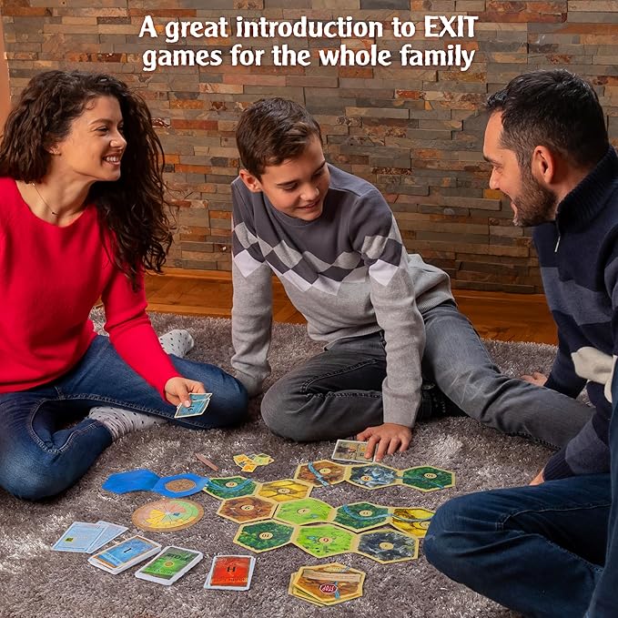 EXIT: The Game - Adventures on Catan | Interactive Escape Room Experience| Cooperative | 1-4 Players | 10+ | Kosmos | Game for Kids and Adults