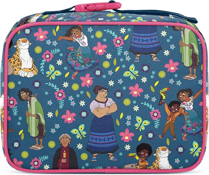 Simple Modern Disney Kids Lunch Box for School | Reusable Insulated Lunch Bag for Toddler, Girl, and Boy | Meal Containers with Exterior & Interior Pockets | Hadley Collection | Encanto