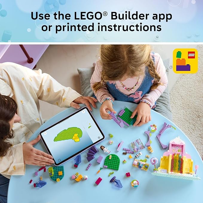 LEGO Gabby’s Dollhouse Sweet Treat Mountain & Kitty Garden Building Blocks - Pretend Play & Learning Toy for Girls & Boys, Ages 4+ - W/Gabby & Pandy Paws Figures - Gift Idea for Birthdays - 11205