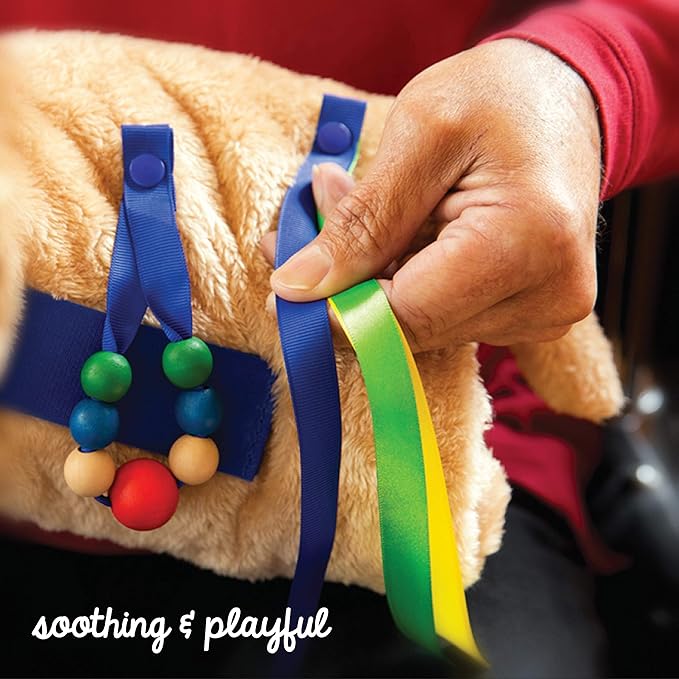 Twiddle Premium Dementia Activities for Seniors - Comforting Alzheimer’s Products for Elderly - Engaging Sensory Items for Adults and Kids (Pup)
