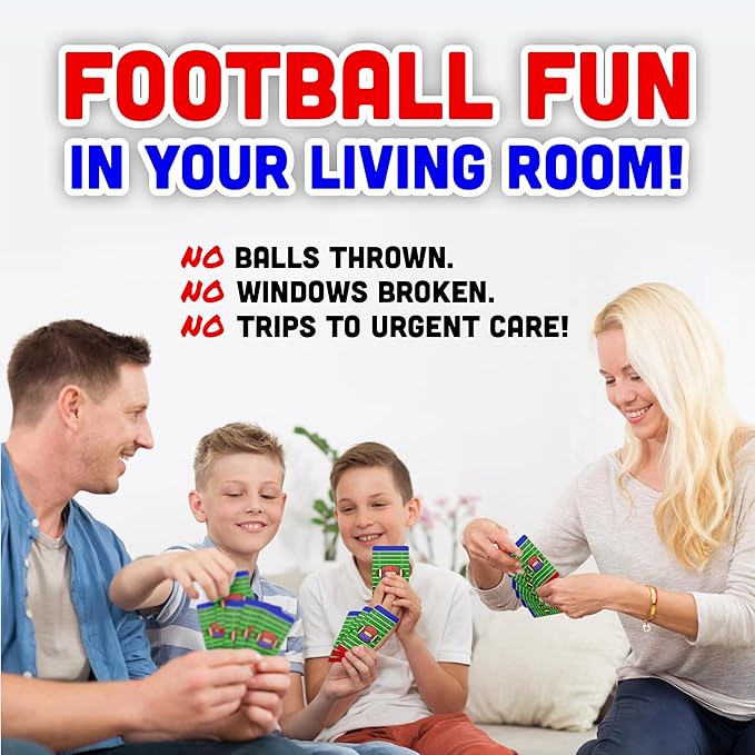 Fourth Down® - Best Football Game! Card Game for Tweens and Family Fun - Easy to Learn, Fast to Play | Perfect for Family Game Night, Sports Gifts, and Offline Fun
