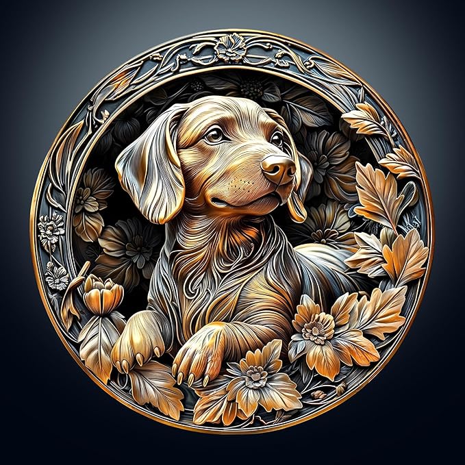 Wooden Puzzle 100PCS Ragdoll and Butterfly Unique Shape Advanced Wood Puzzle for Adults,Holiday Birthday Gift,Craft kit (Metal Dachshund, Medium)