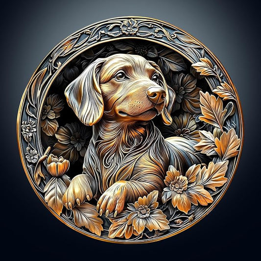 Wooden Puzzle 100PCS Ragdoll and Butterfly Unique Shape Advanced Wood Puzzle for Adults,Holiday Birthday Gift,Craft kit (Metal Dachshund, Medium)