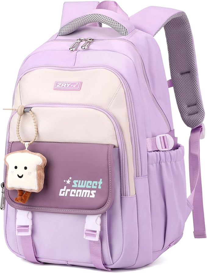 middle high school backpack for teen girls cute bookbag college student laptop backpack large capacity stylish travel daypack