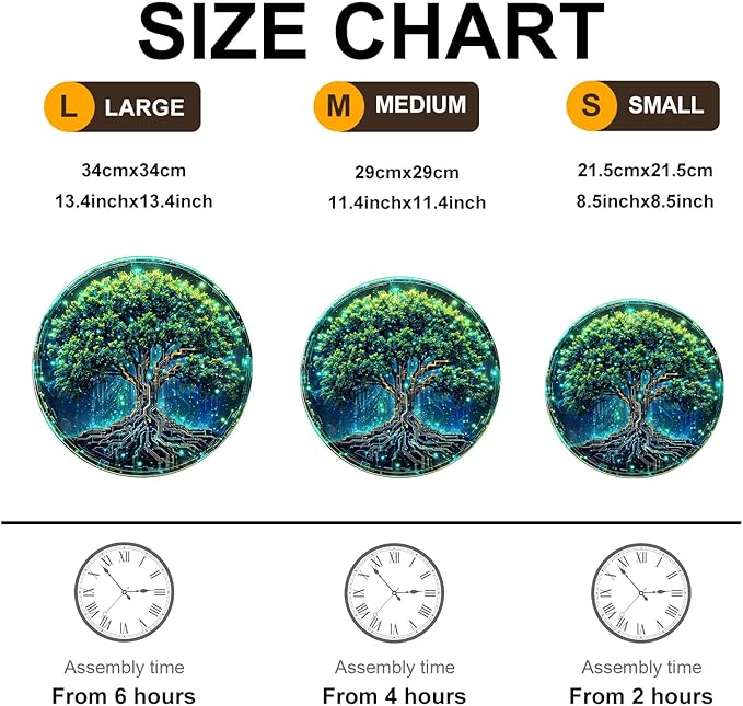 Jigfoxy Wooden Puzzles for Adults, Mechanical Tree of Life Wood Puzzles Adult, Unique Animal Shape Wooden Jigsaw Puzzles for Adults, Birthday Gifts for Puzzle Lovers, Family (S-8.5 * 8.5in-100pcs)