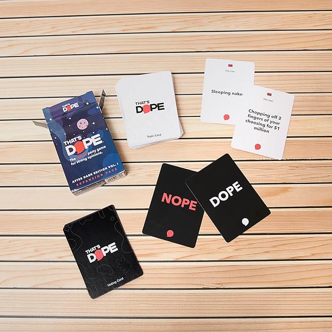 That's Dope: The Party Game for Strong Opinions • After Dark Edition