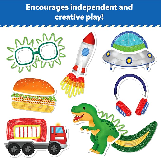 Skillmatics Waxy Window Art - 100 Bendable Waxy Sticks for Mess-Free DIY Fun, Reusable 100% Organic Beeswax Craft Kit, Travel Friendly, Creative Gifts for Girls & Boys Ages 5, 6, 7, 8, 9, 10, 11, 12