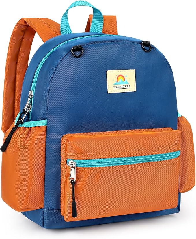 STEAMEDBUN Toddler Backpack for Boys 2-4: Kids Backpack Boys Girls - Preschool Kindergarten Daycare Backpacks - 12 inch