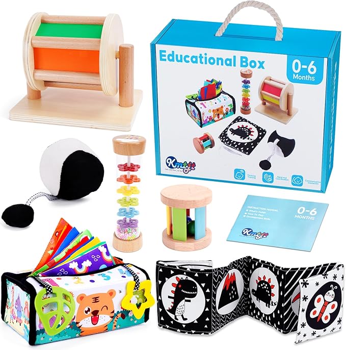 KMTJT Montessori Toys for Babies 6-12 Months, Carrot Harvest Game Wooden Toy for 1 2 3 Year Old Baby Boys and Girls, Educational Learning Shape Sorting Matching Gifts