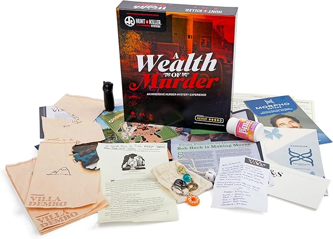 Hunt A Killer: A Wealth of Murder – an Immersive True Crime Experience, A Halloween Mystery Party Game for Adults and Great Ideas for Ages 14 and up