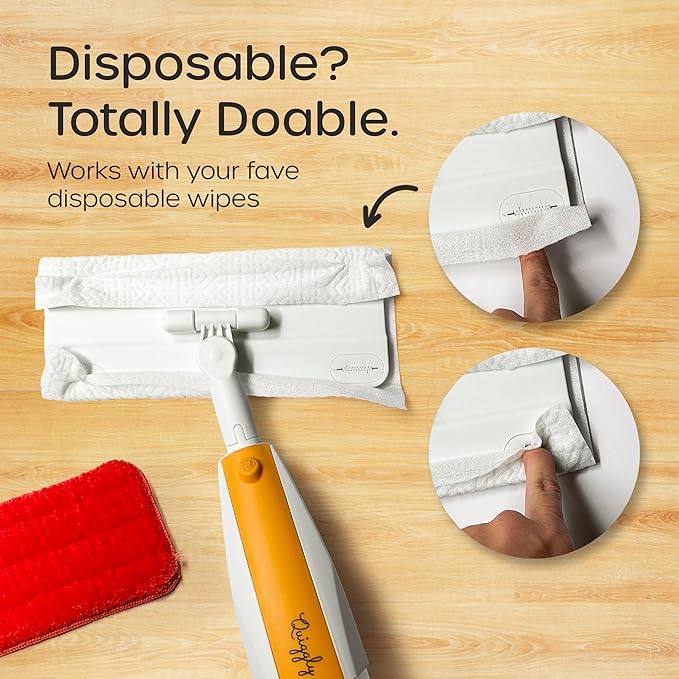 Quiggly Toy Spray Mop for Kids - Toddler Cleaning Set with Real Water Sprayer - Montessori Cleaning Set Mini Sweeper - Educational and Fun Kids Mop - Squeeze and Spray