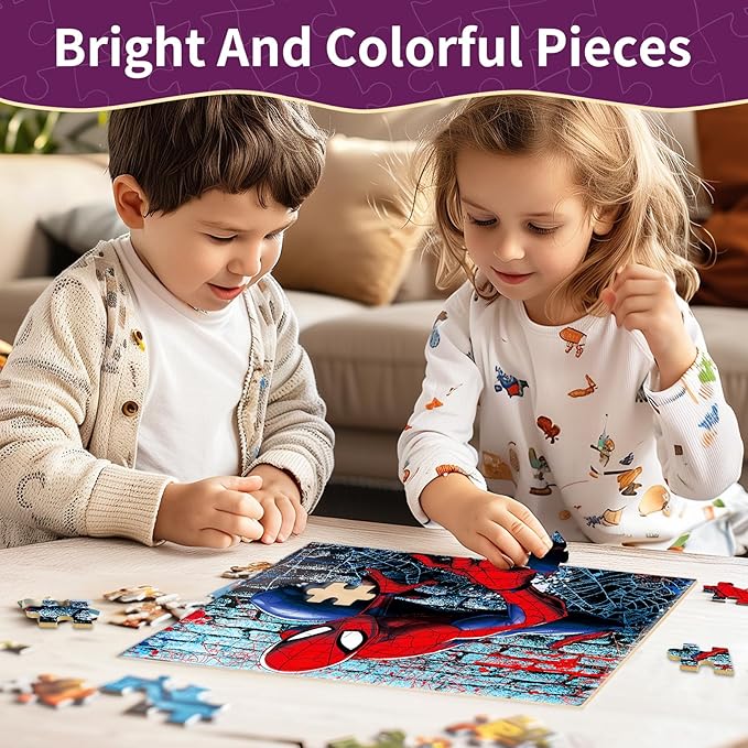 Kids Puzzles, Puzzle for Kids Ages for 5,6,7,8,9,10,11,12 Boys and Girls Toy Puzzles, 60 Piece Coloful Jigsaw Puzzle