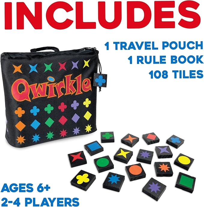 MindWare Travel Qwirkle Board Game